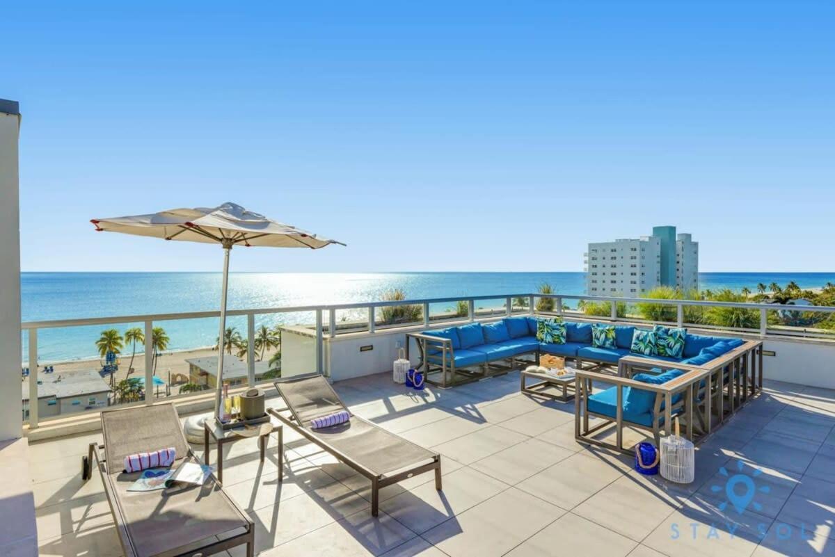 Lx Oasis Beachfront-Rt Infinity Pool Холивуд Екстериор снимка