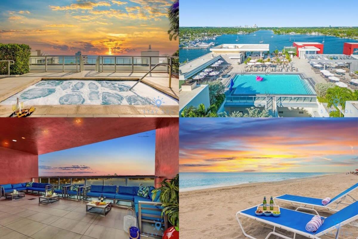 Lx Oasis Beachfront-Rt Infinity Pool Холивуд Екстериор снимка